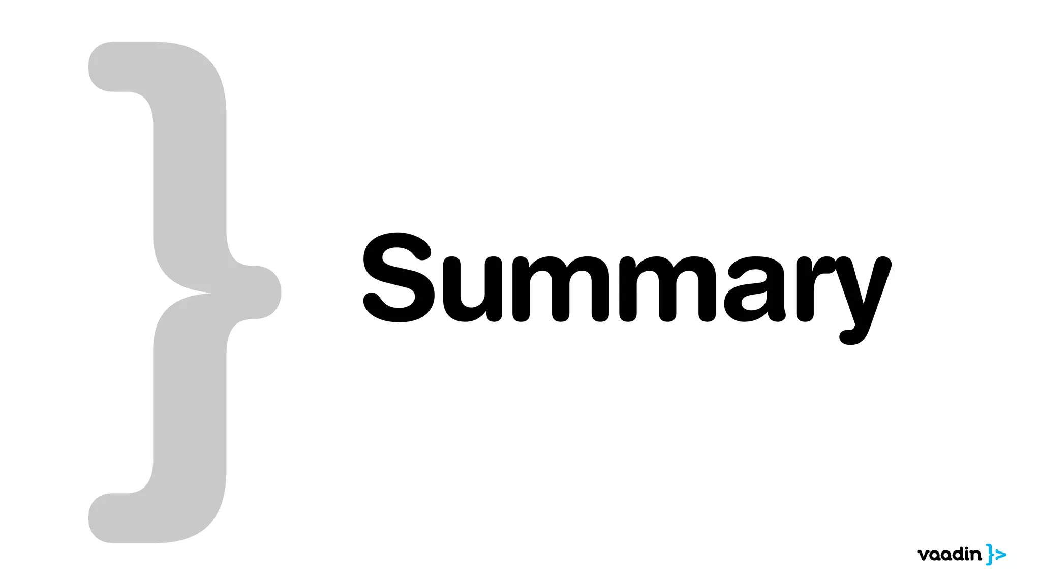 Summary 
 