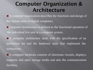 Functional Units of Digital System & Their Interconnection.pptx