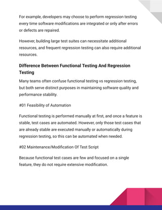 Difference Between Regression and Functional Testing: A Simplified ...
