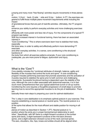 Function and core | DOCX