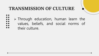 FUNCTION AND IMPORTANCE OF EDUCATION IN THE SOCIETY (Group 2).pptx