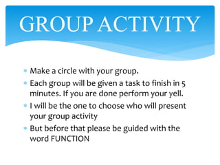 Function and relation | PPTX