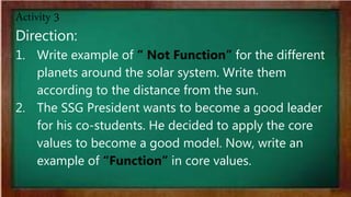 Function and relation | PPTX