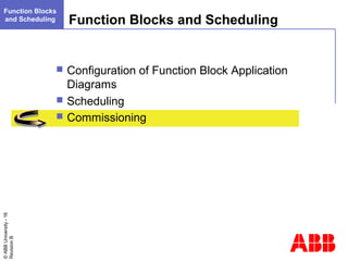 Function blocks and scheduling | PPT
