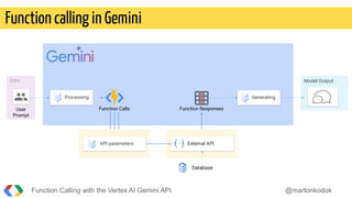 Function Calling with the Vertex AI Gemini API | PDF