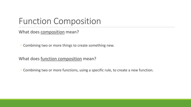 Function Compositions | PPT