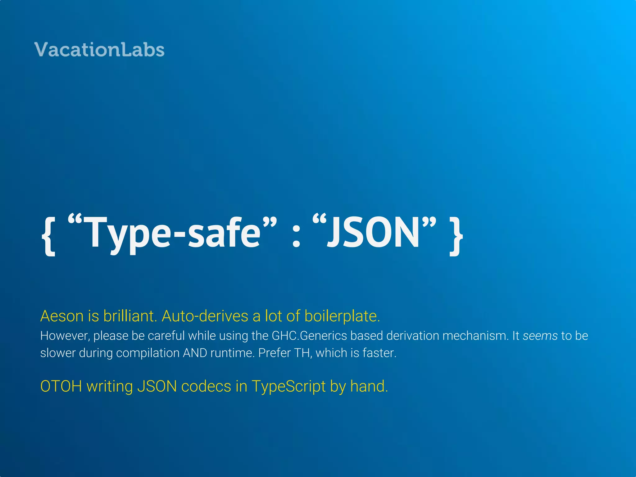 HTTP / Web / App Server
WAI/Warp has pretty good performance.
One lightweight thread per-incoming request.
Solid concurrency without an event-driven / callback model
(unlike node).
 