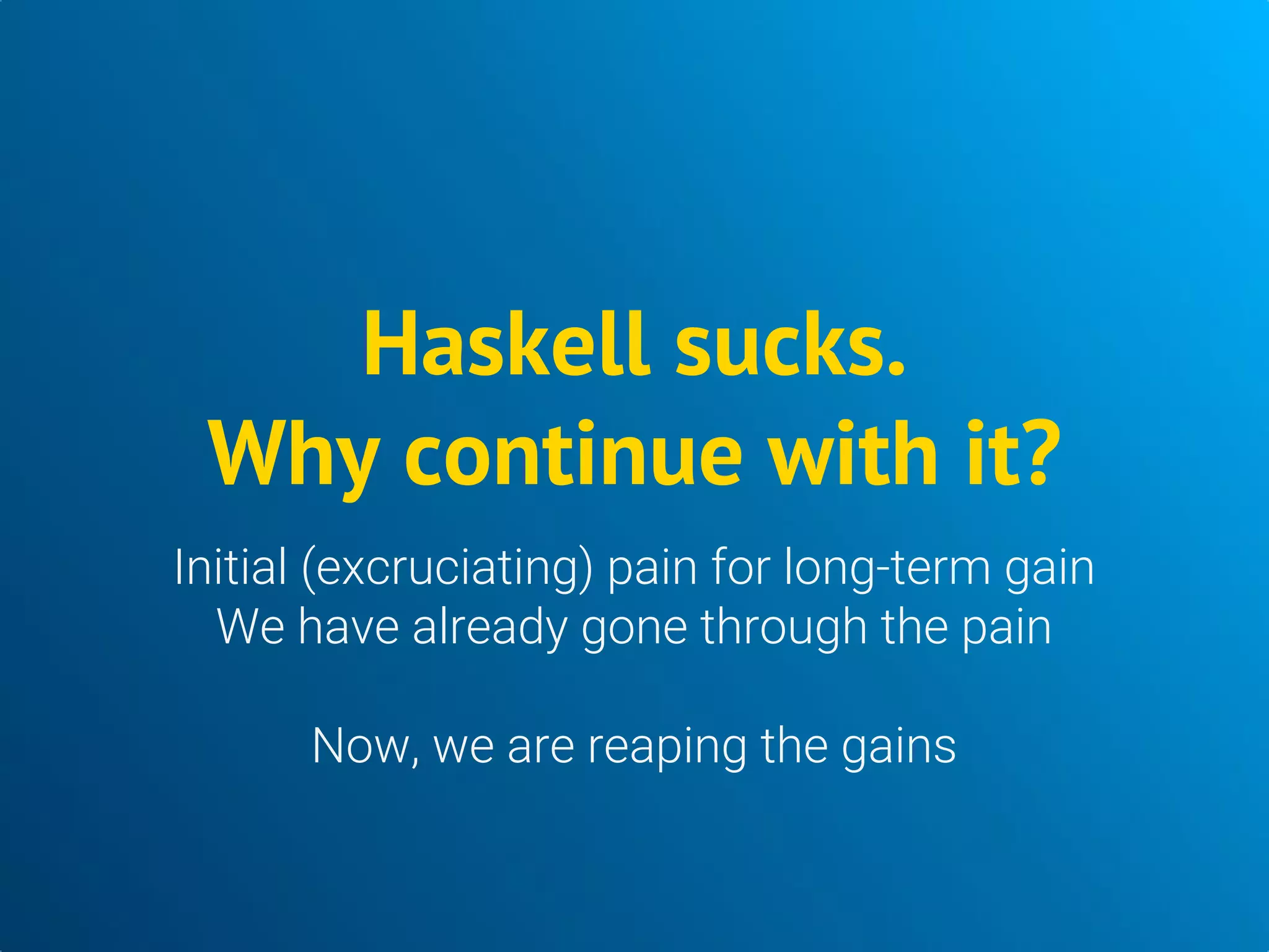 What’s next?
Raising awareness about the issues we faced.
The core language is not as confusing
as the ecosystem is.
Contributing in any way to fix the ecosystem.
 