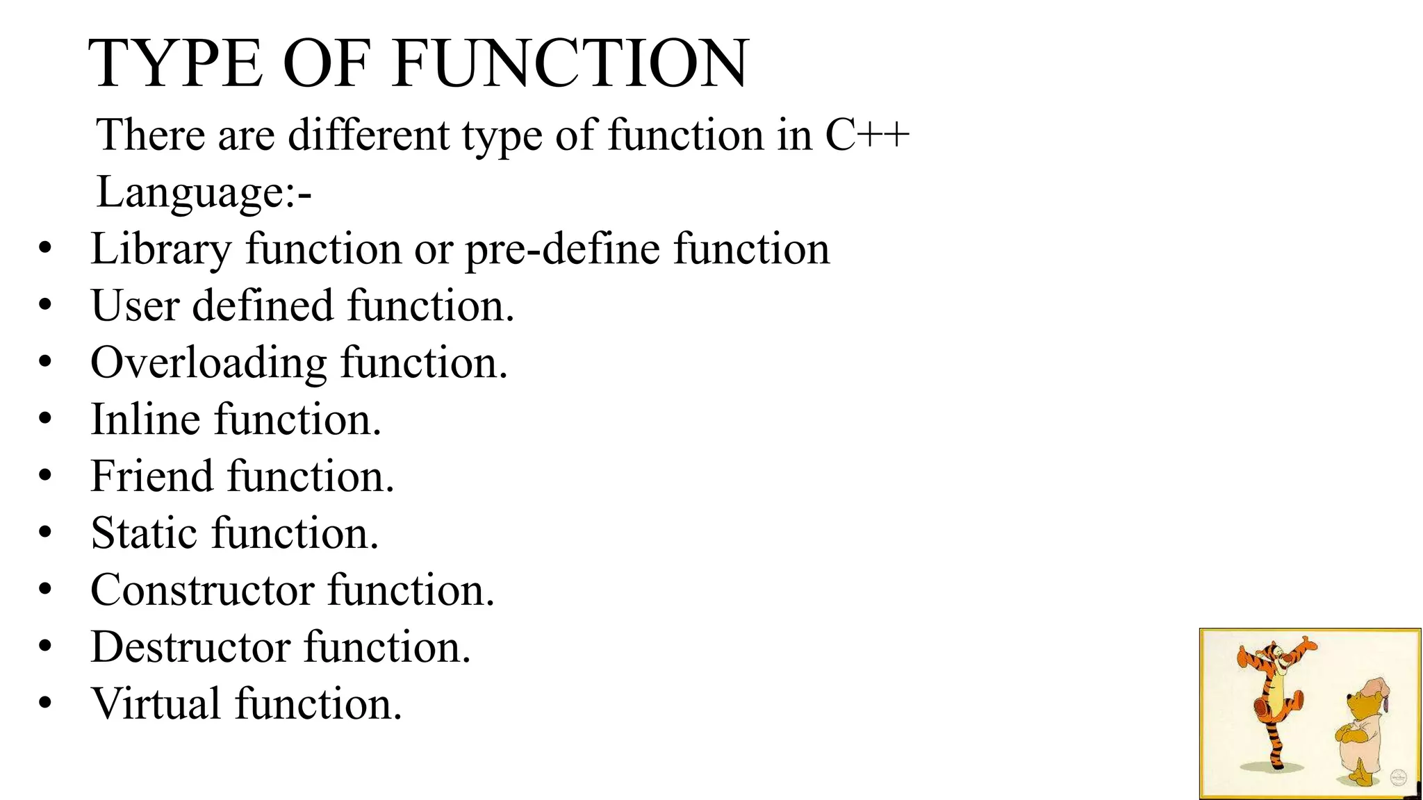 Function different types of funtion | PPT