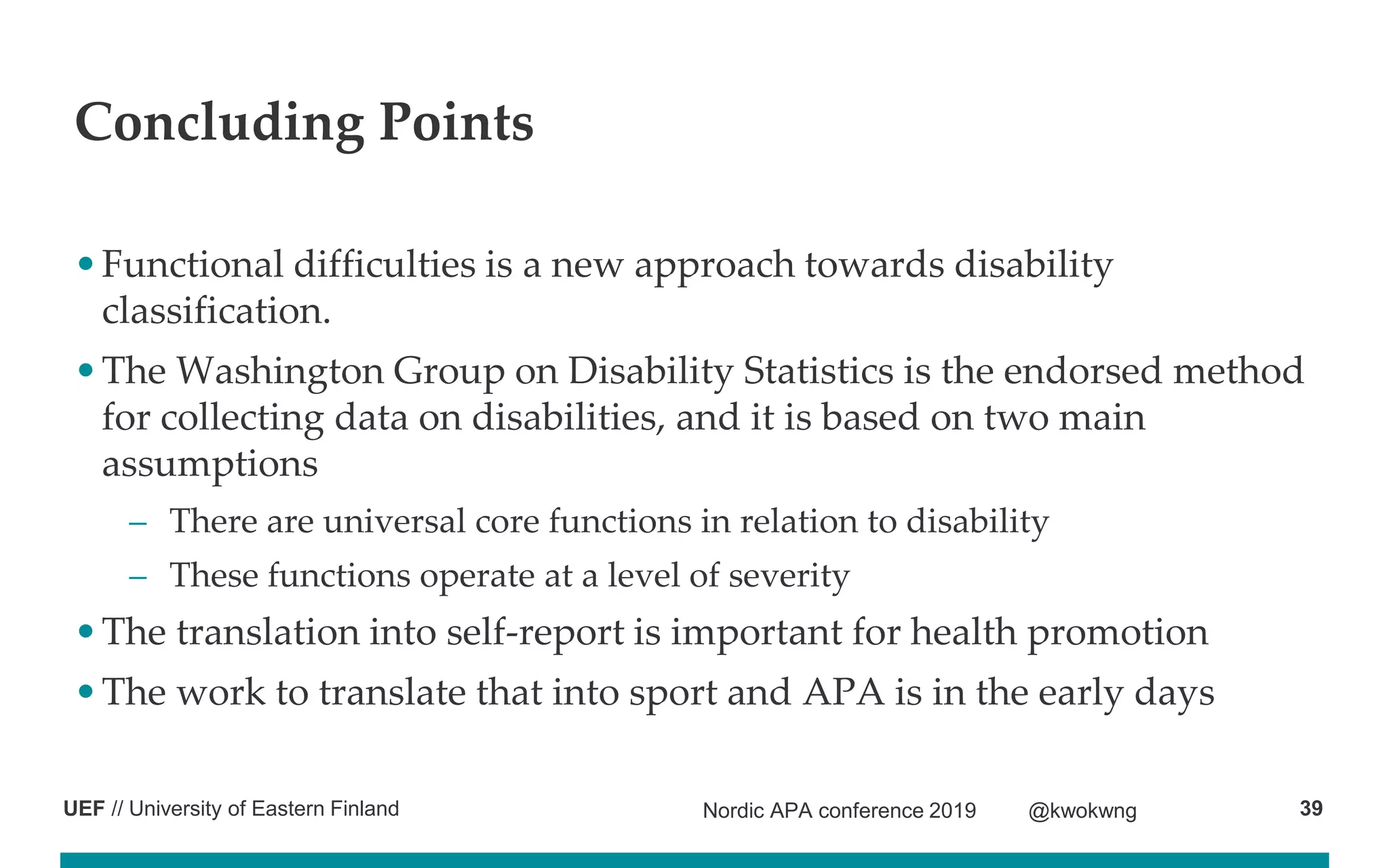 Function difficulties as a pseudonym for disabilities | PPTX