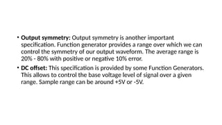 Function Generator and CRO.pptx irirkju in uhh j | PPTX