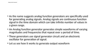 Function Generator and CRO.pptx irirkju in uhh j | PPTX