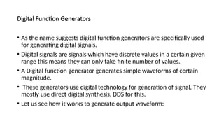 Function Generator and CRO.pptx irirkju in uhh j | PPTX
