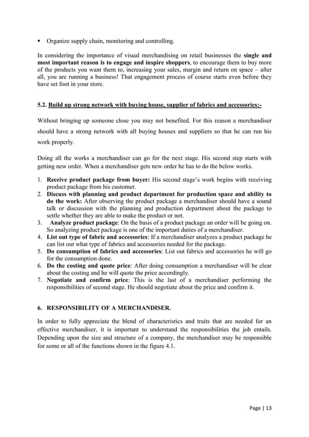 Function & importance of merchandising in apparel industry