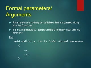function in c | PPT