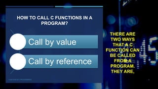 Function in c | PPSX