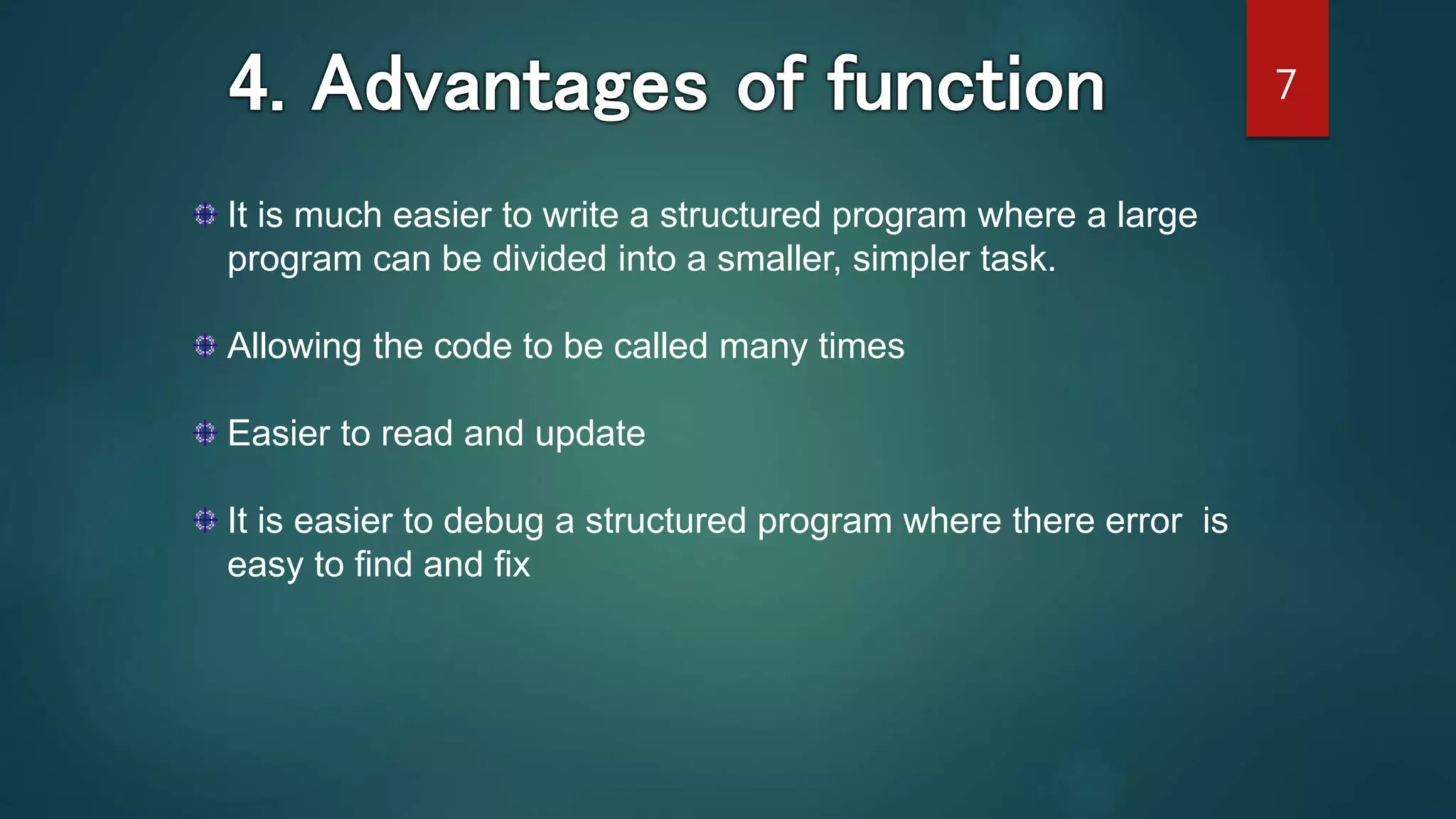 Presentation on Function in C Programming | PPT