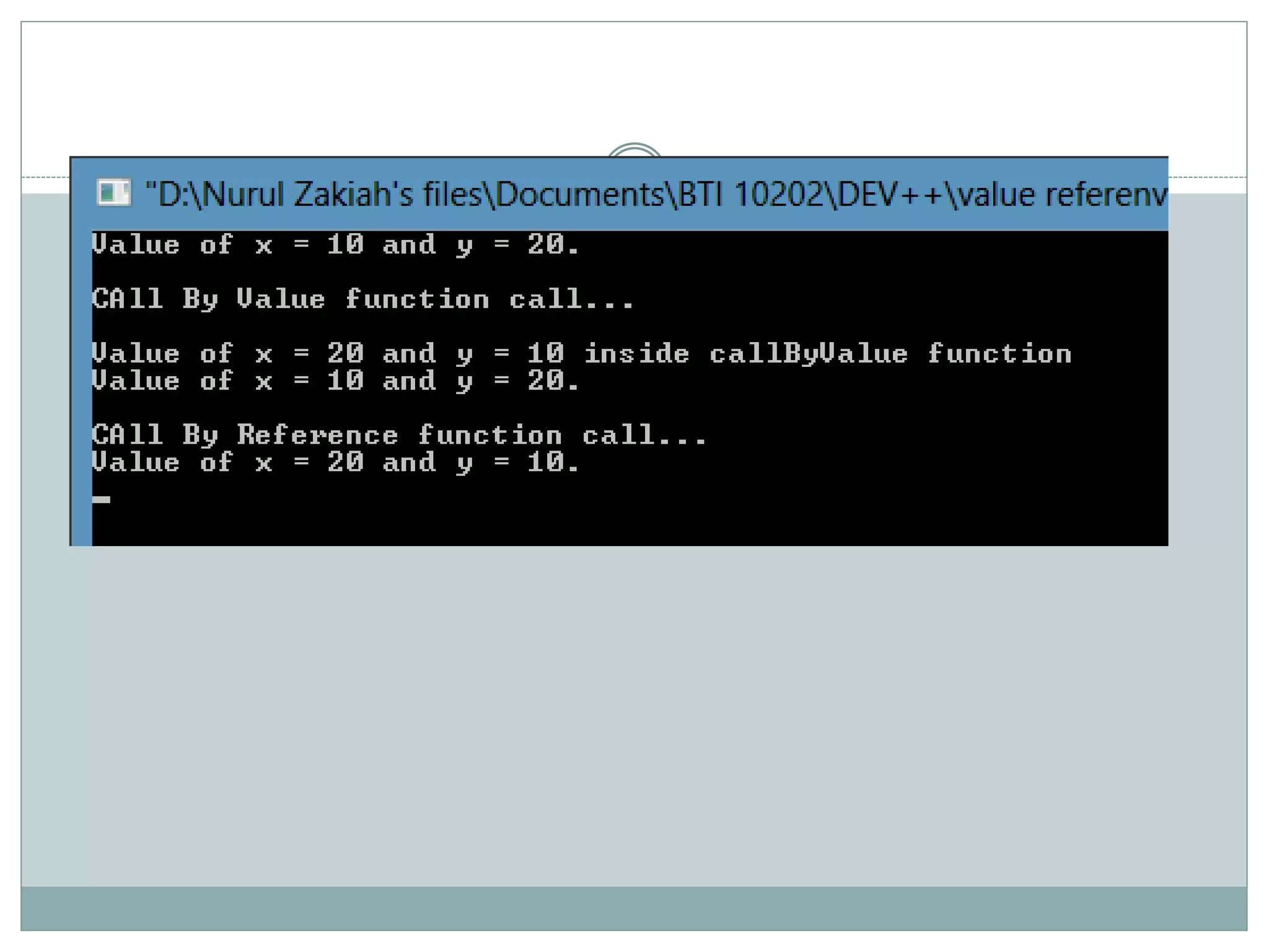 Function in c program