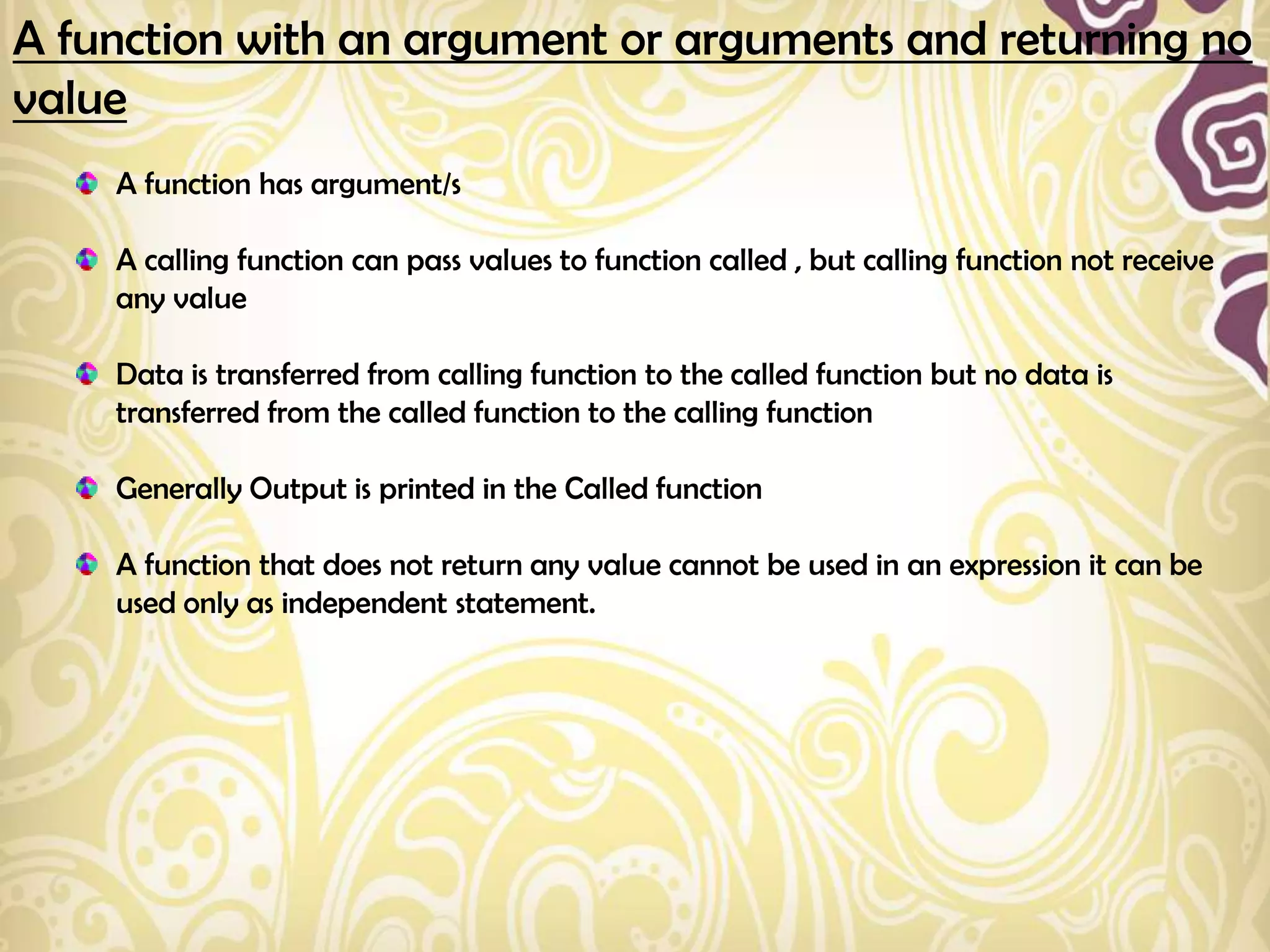 Function in C program | PPT