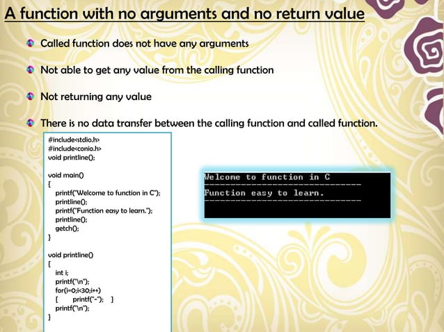 Function in C program | PPT