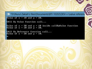 Function in C program