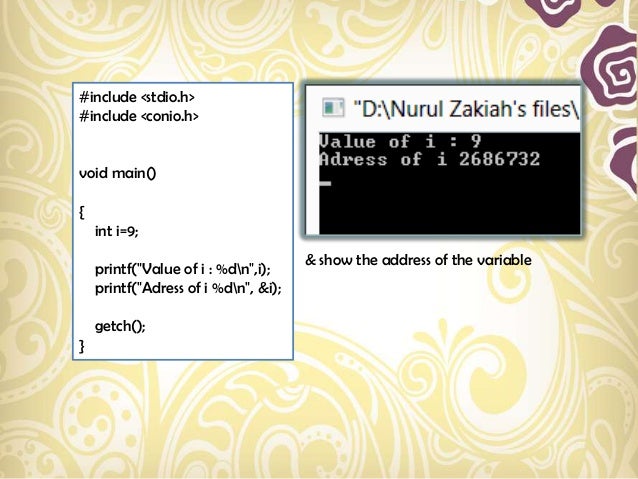 Function in C program