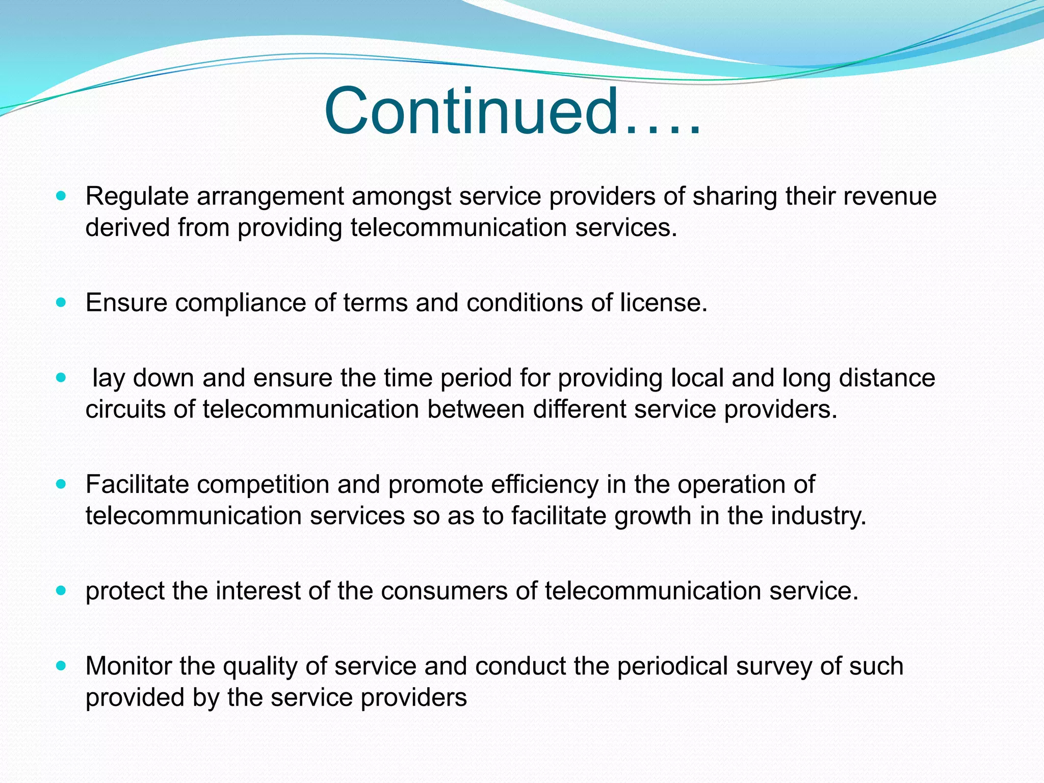 VisionTo provide to the people of India, reliable and affordable tele-connectivity capable of delivering tele-services   anytime, anywhere.Mission To develop a strong, vibrant and state-of-the-art telecommunication network.Promote Research and Development for India-specific applications and for developing cutting edge  technologies. To provide seamless access , across the country and in particular rural and remote areas .