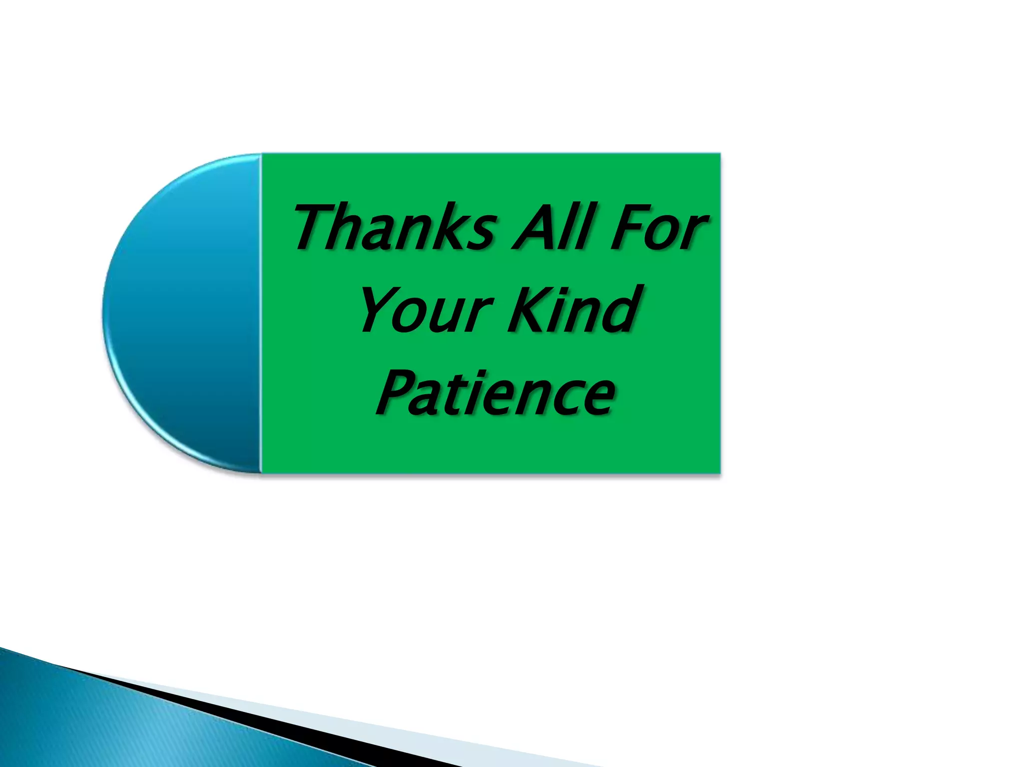 Thanks All For
Your Kind
Patience
 