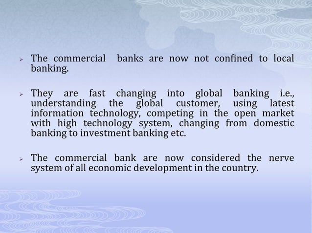Function Of Commercial Banks In Bangladesh