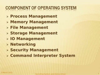 Function of device driver