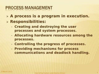 Function of device driver