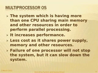 Function of device driver