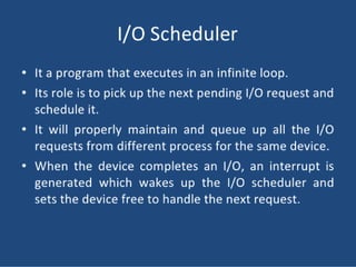 Function of device driver