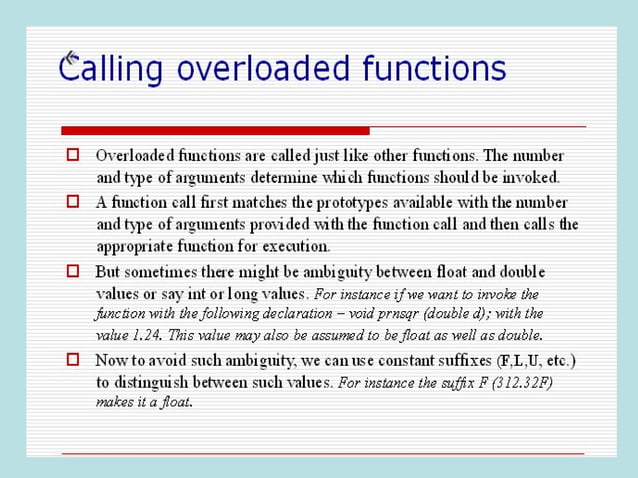 Function Overlaoding | PPT