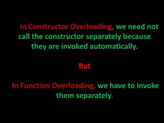 Function overloading Slide 15