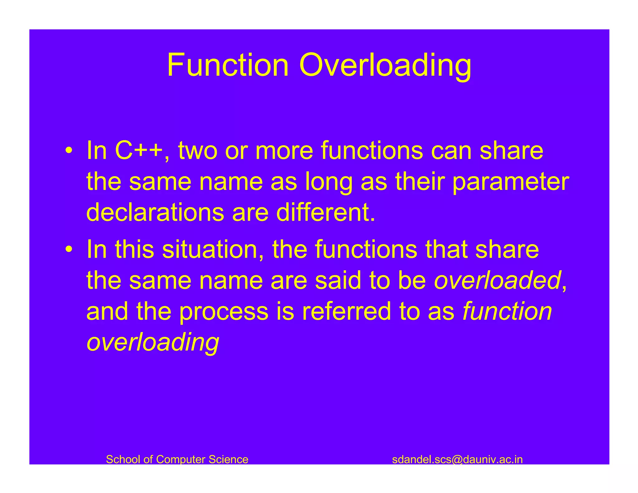 Function overloading | PDF
