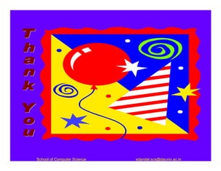 School of Computer Science   sdandel.scs@dauniv.ac.in
 