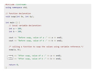 Function Overloading Call by value and call by reference | PPTX