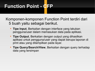 Software Measurement : Function Point | PPT