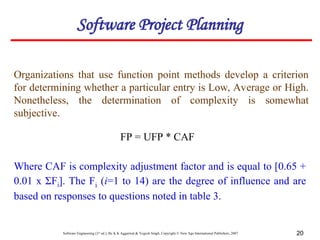 Function Point and COCOMO problems and solutions.ppt