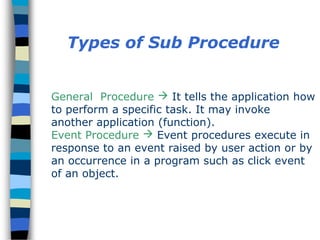 Function & procedure | PPT