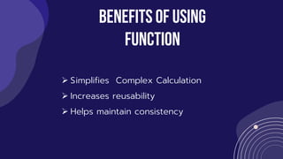 function & procedure presentation in relation database | PDF