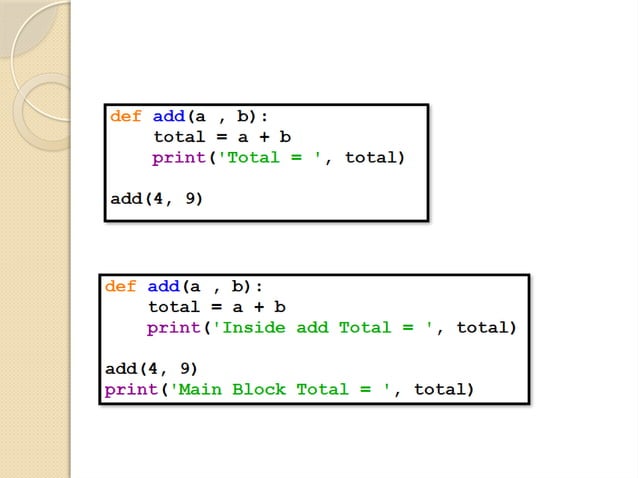Functions Programming in Python Language | PPTX