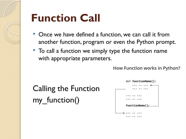 Functions Programming in Python Language | PPTX