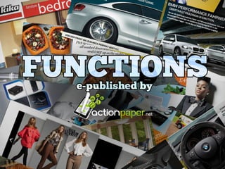 Functions available with Actionpaper solutions