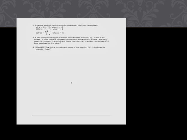 basic concepts of Functions | PPT