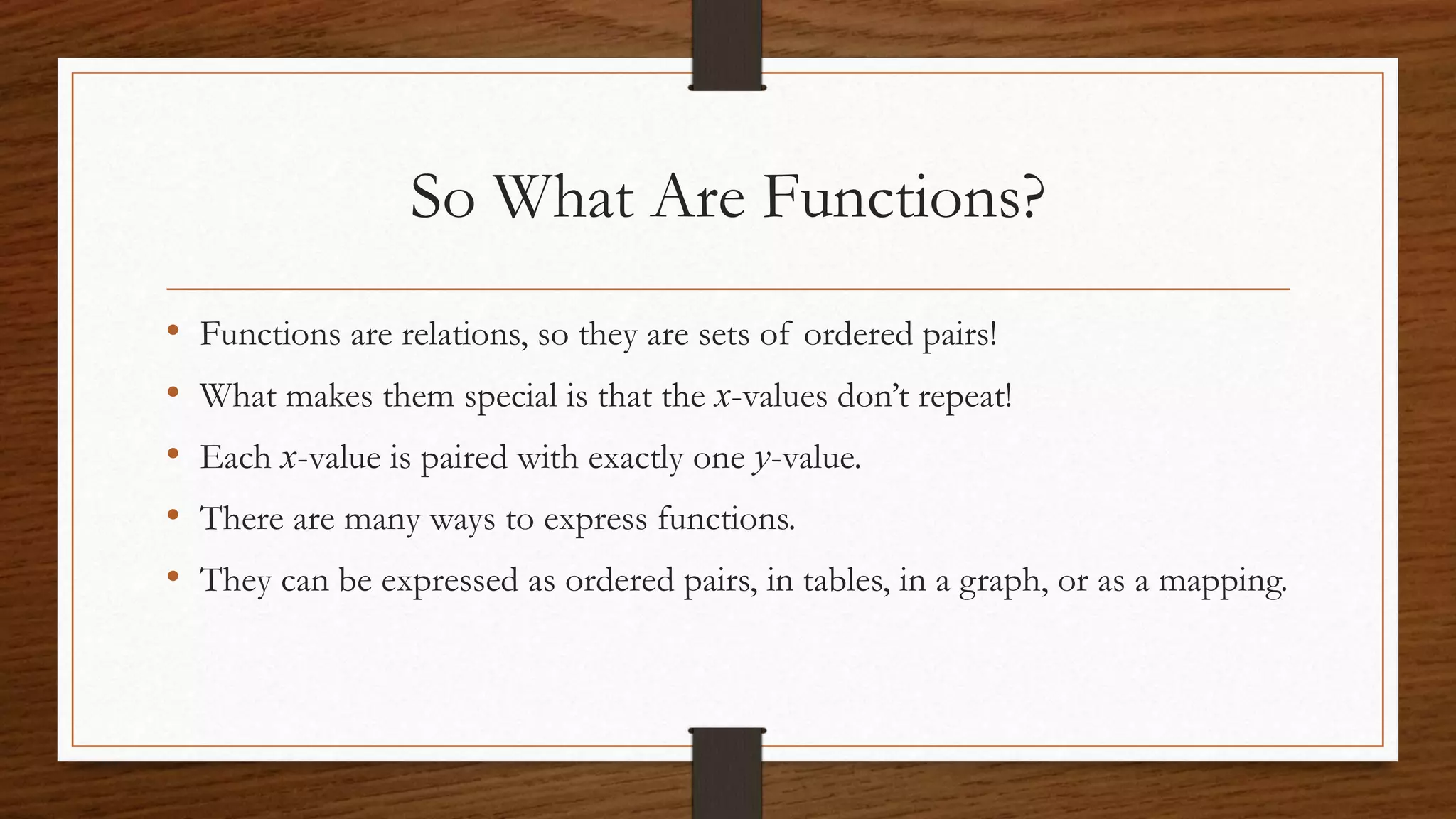 Functions | PPT