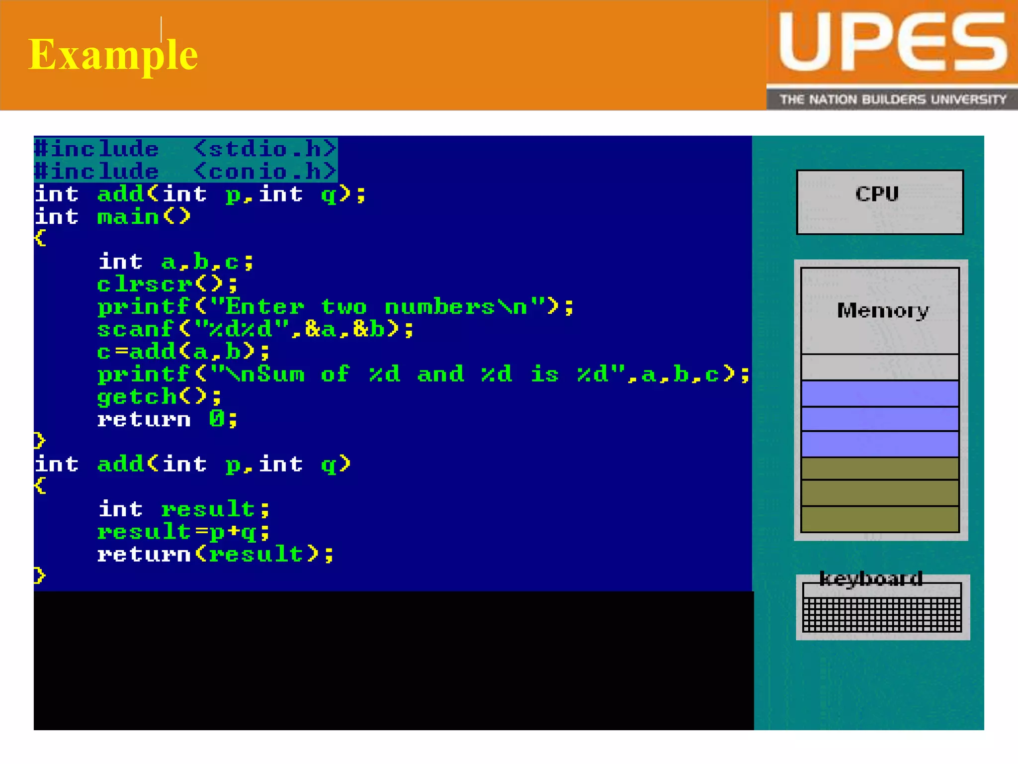 © 2015UPESJuly 2015 Department. Of Civil Engineering
Example
 
