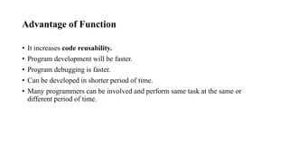 Functions | PPT