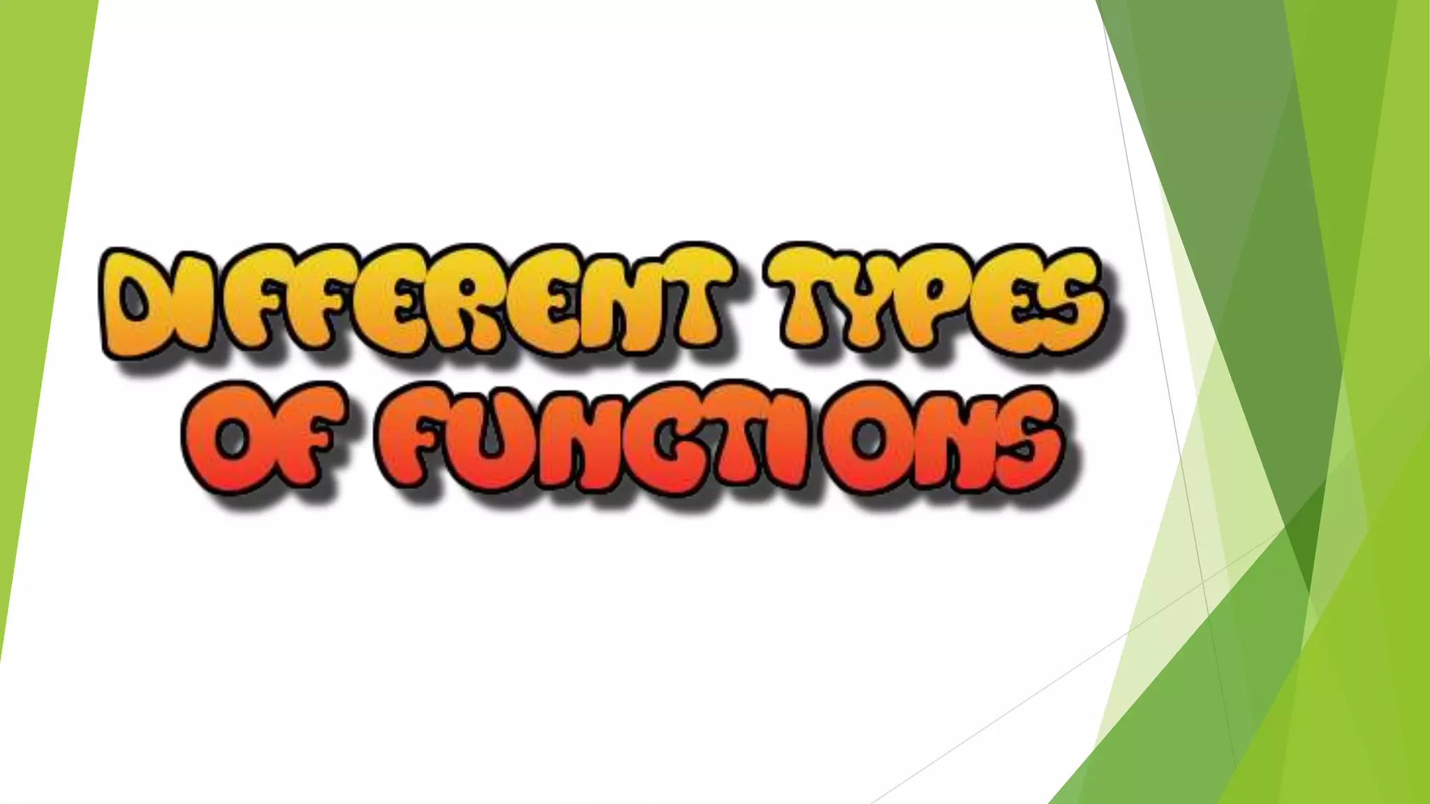 Functions